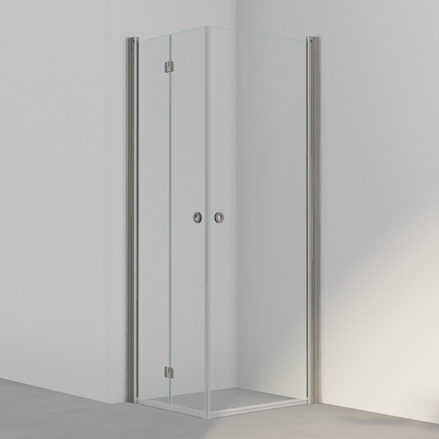 INR Dusjhjørne LINC 66 Flex Standardmål Stone / 80x70cm / Venstre hengslet INR Iconic Nordic Rooms Dusjhjørne INR-566102487