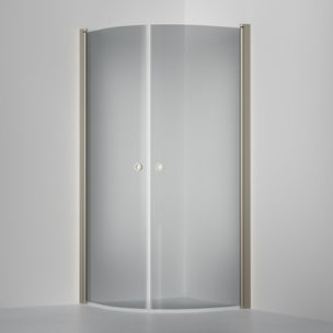 INR Dusjhjørne LINC NIAGARA Grått Glass