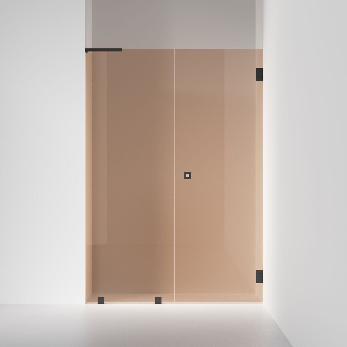 INR Dusjnisje ARC 4 Original Måltilpasset Bronse glass / Måltilpasset - høyre / Svart matt INR Iconic Nordic Rooms Dusjnisje INR-104342100