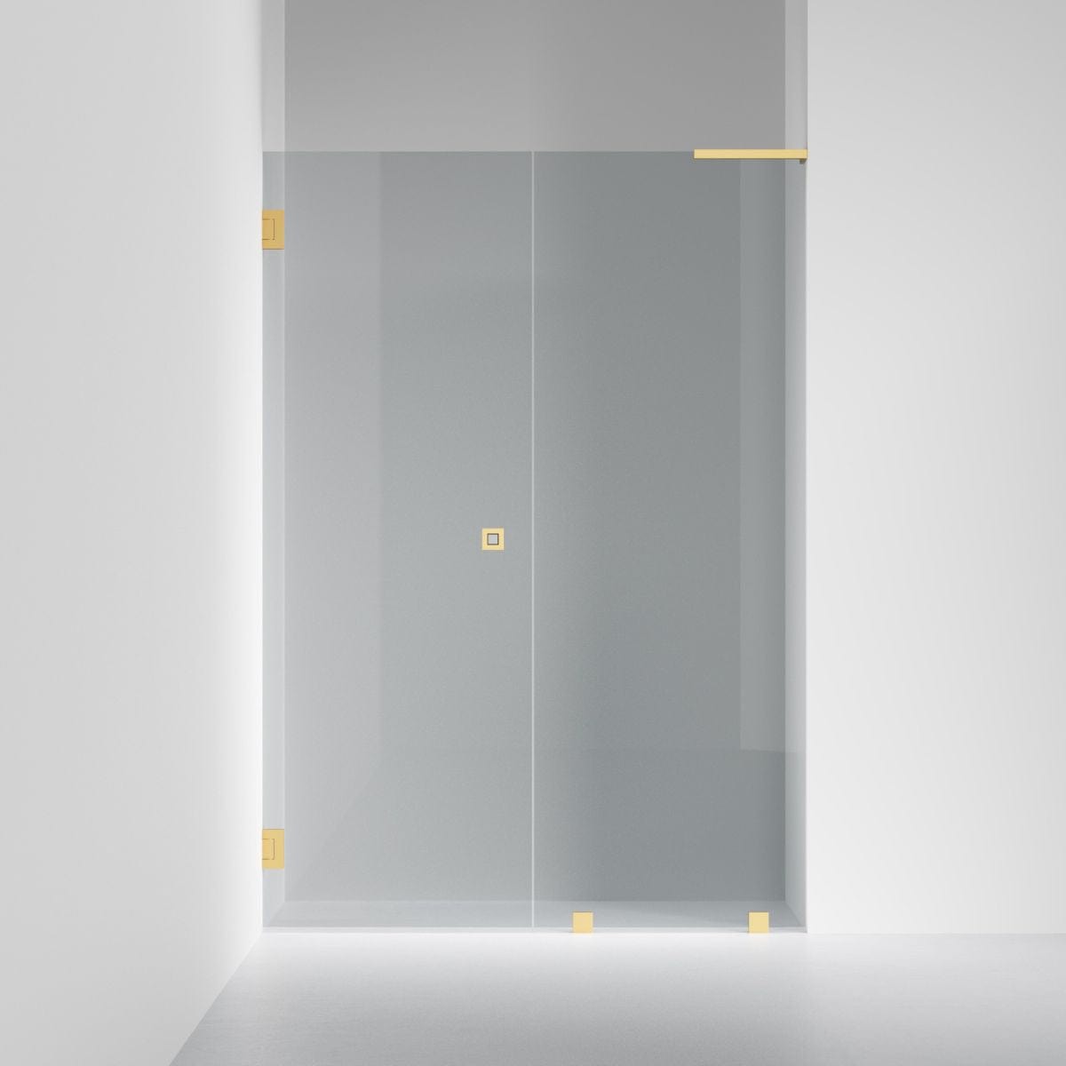 INR Dusjnisje ARC 4 Original Måltilpasset Grått glass / Måltilpasset - venstre / Brushed brass INR Iconic Nordic Rooms Dusjnisje INR-104203800