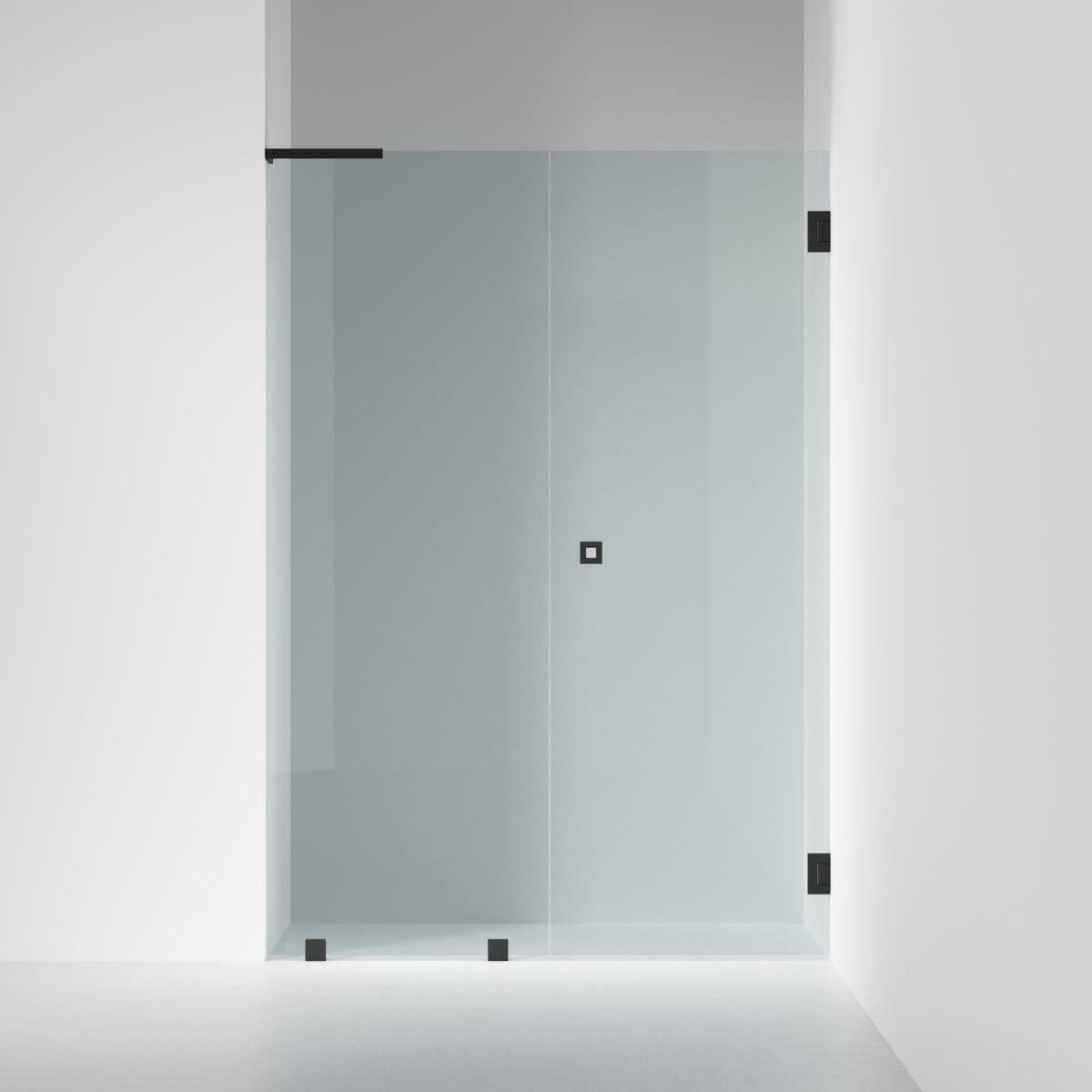 INR Dusjnisje ARC 4 Original Måltilpasset Svart matt / Måltilpasset høyre / Grått glass INR Iconic Nordic Rooms Dusjnisje INR-104303100