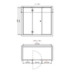 INR Dusjnisje ARC 7 Frame Måltilpasset