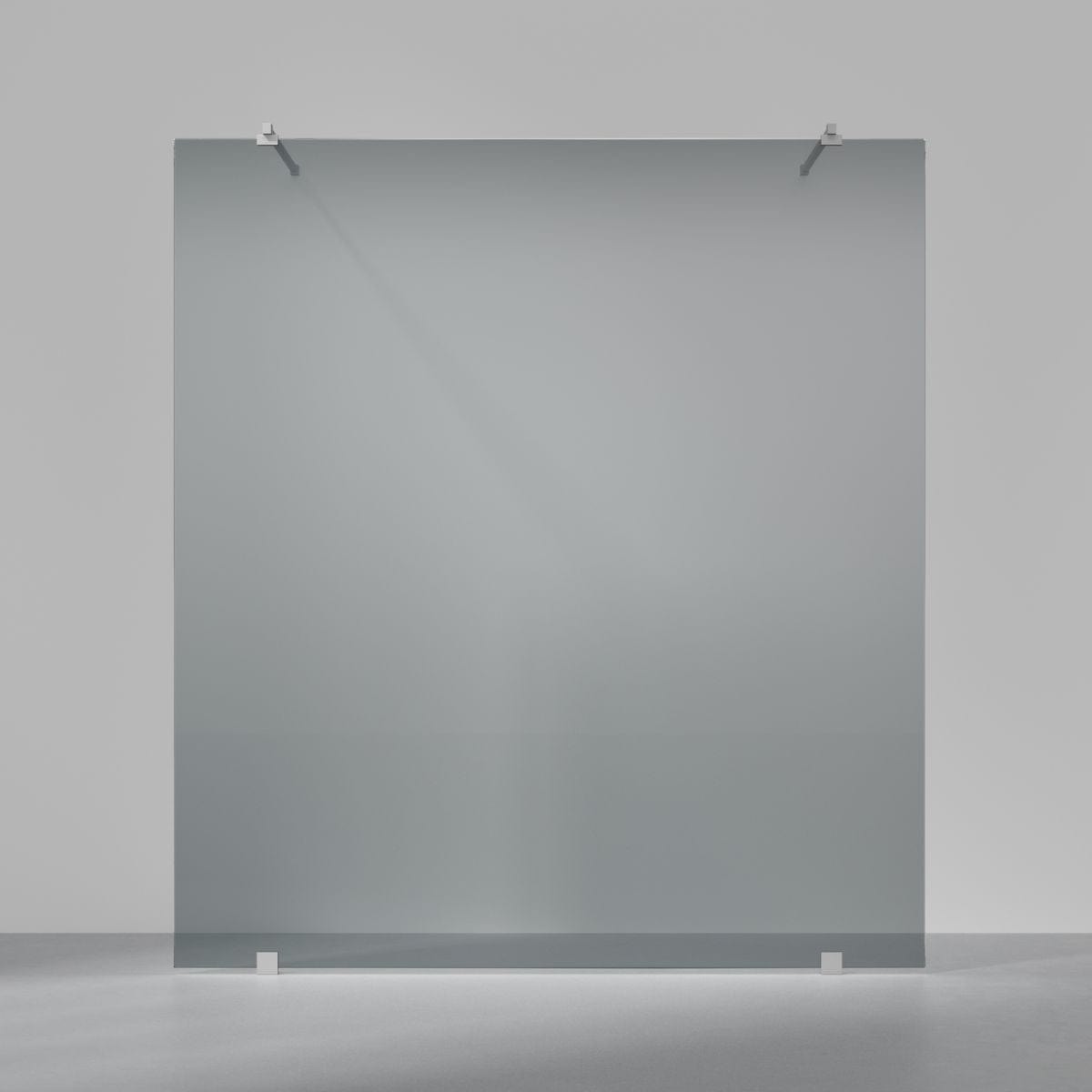 INR Dusjvegg ARC 43 Original Måltilpasset Brushed stainless / Måltilpasset / Grått glass INR Iconic Nordic Rooms Dusjvegg INR-14303400