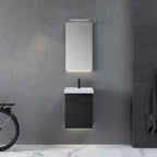INR FEEL firkantet speil med lys (lampe/underlys)
