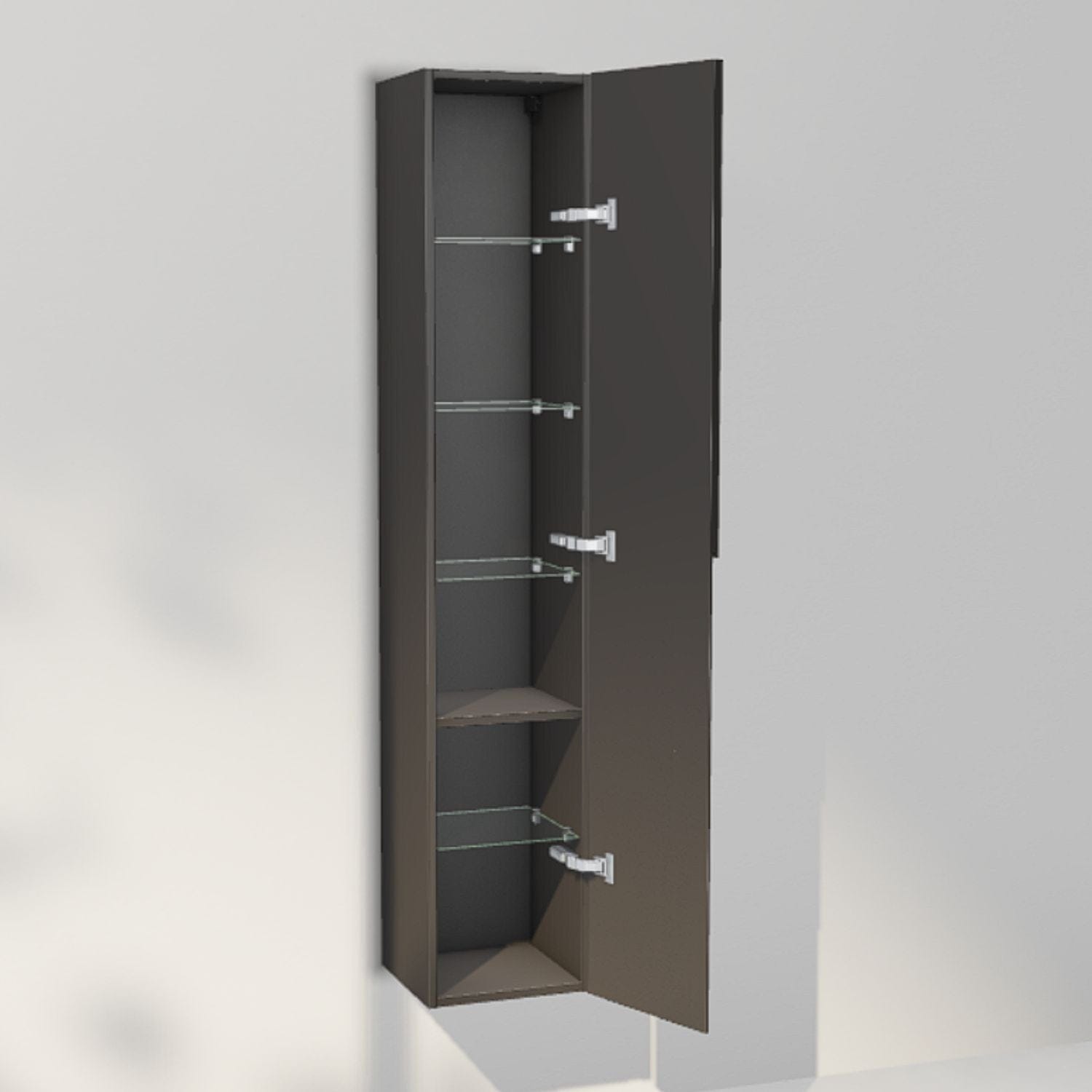 INR Grip 30/30 Høyskap Carbon grey / 30cm / Høyre INR Iconic Nordic Rooms Høyskap bad INR-395653H