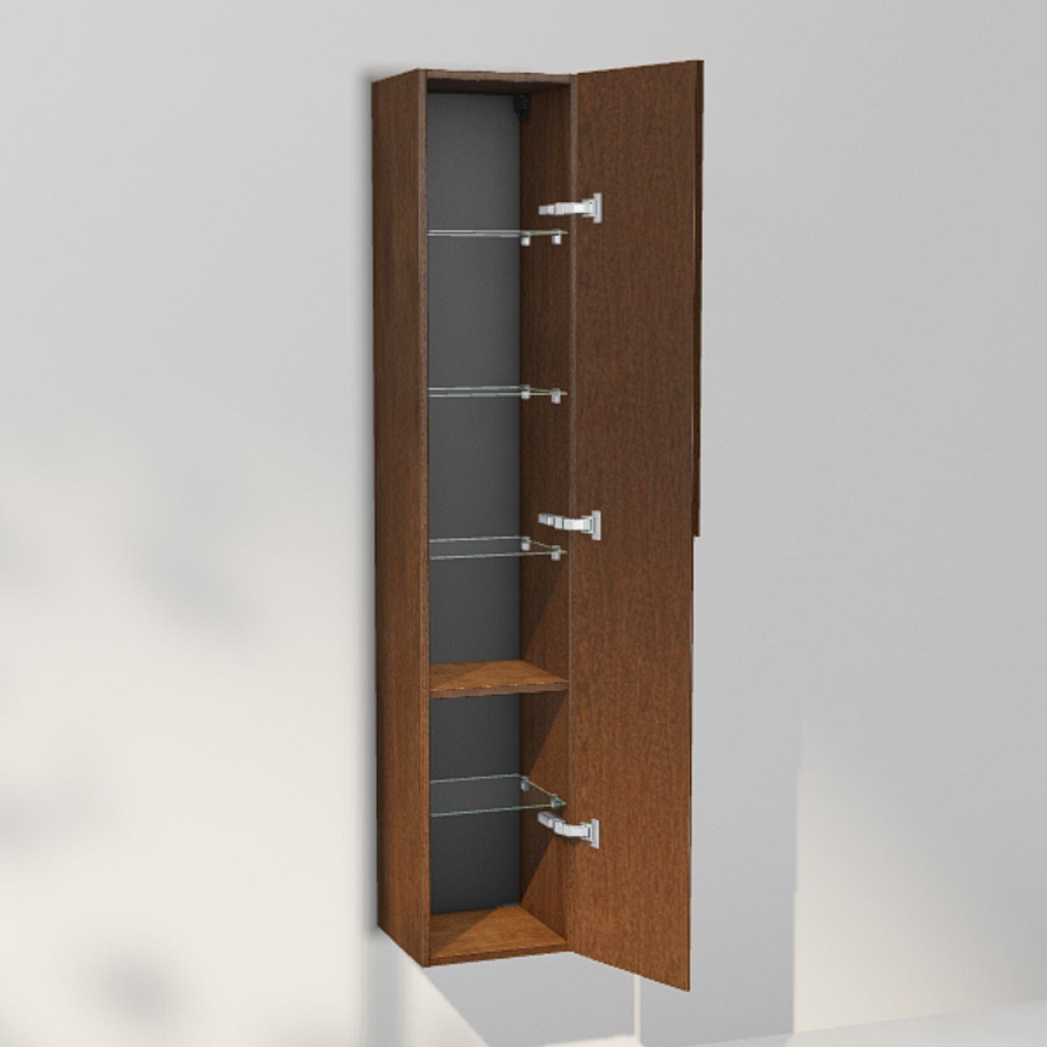 INR Grip 30/30 Høyskap Dark oak / 30cm / Høyre INR Iconic Nordic Rooms Høyskap bad INR-395638H