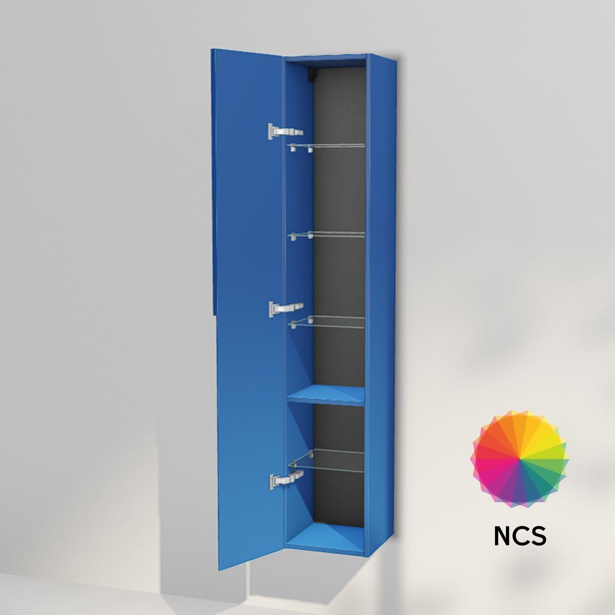 INR Grip 30/30 Høyskap NCS farge / 30cm / Venstre INR Iconic Nordic Rooms Høyskap bad INR-395666V