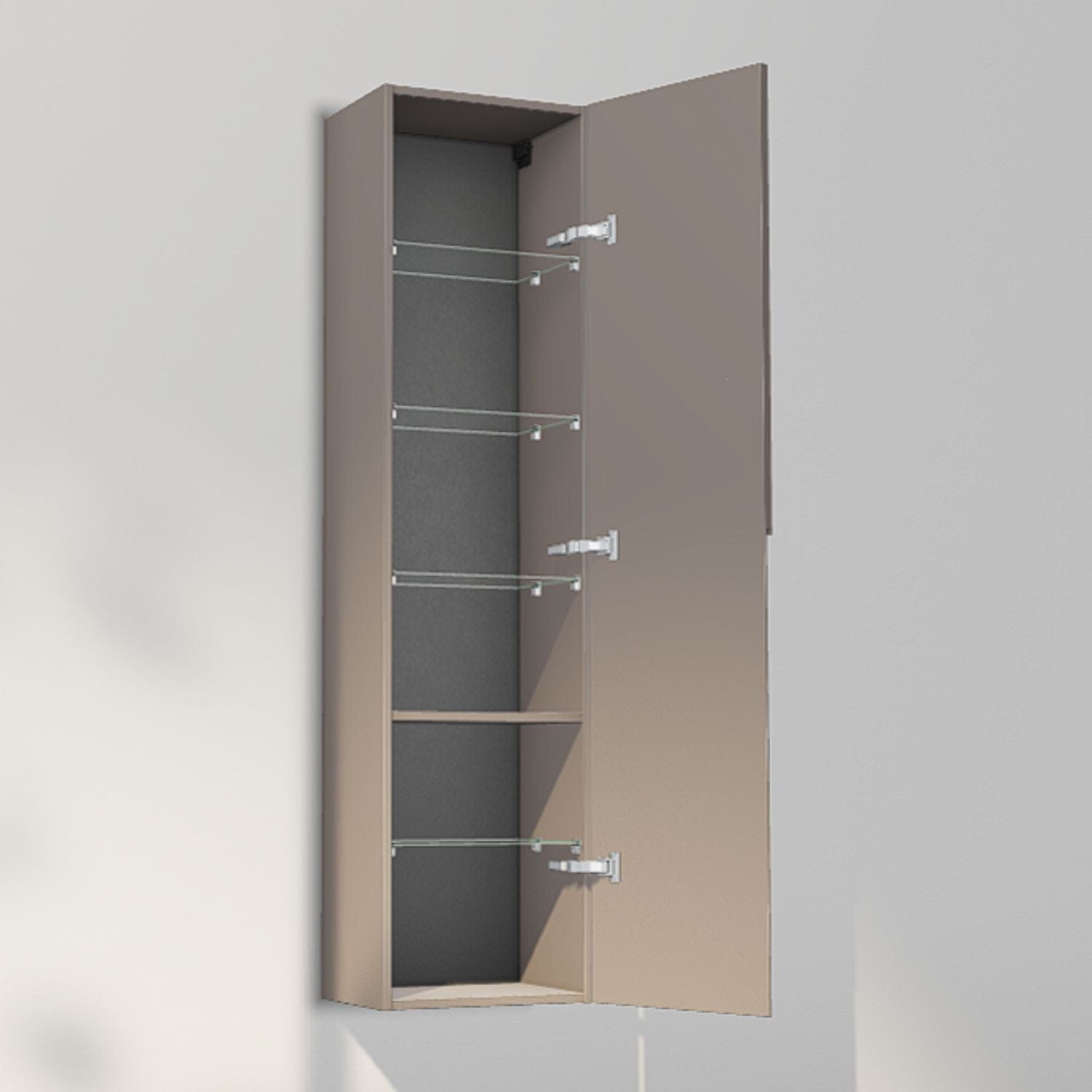 INR Grip 40/30 Høyskap Warm clay / 40cm / Høyre INR Iconic Nordic Rooms Høyskap bad INR-395755H