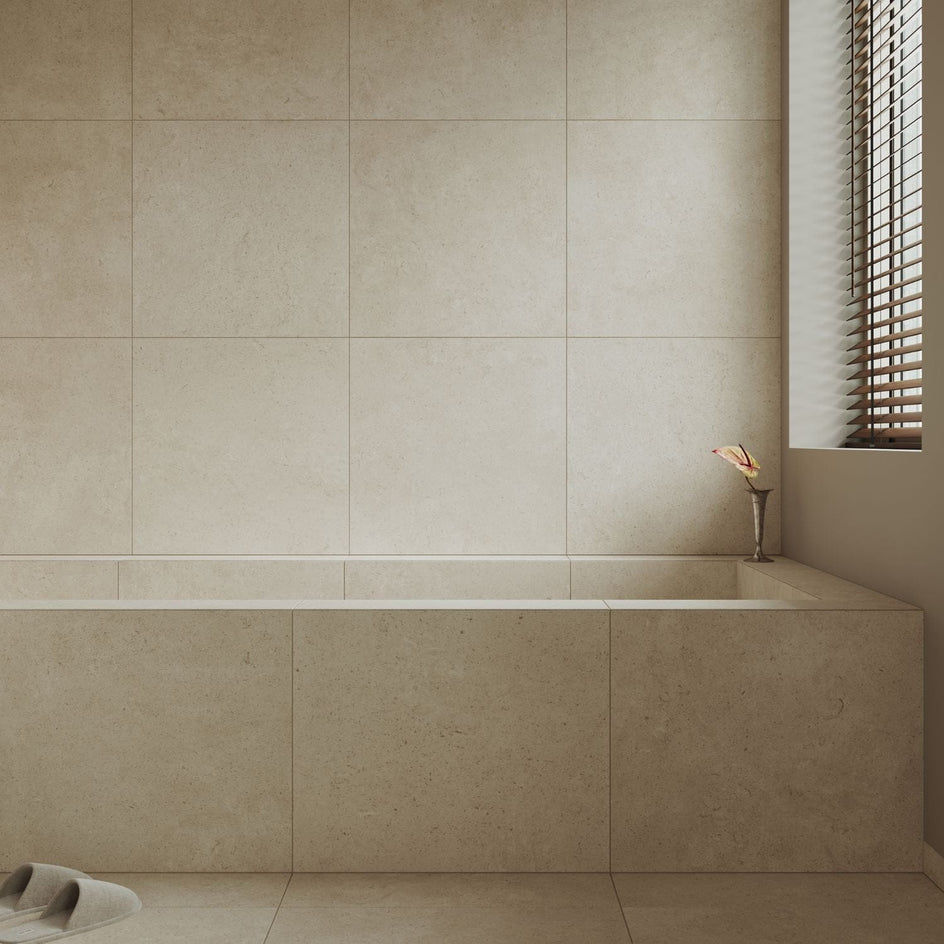 INR Linen Stenvide Granittkeramikk Fliser INR Iconic Nordic Rooms