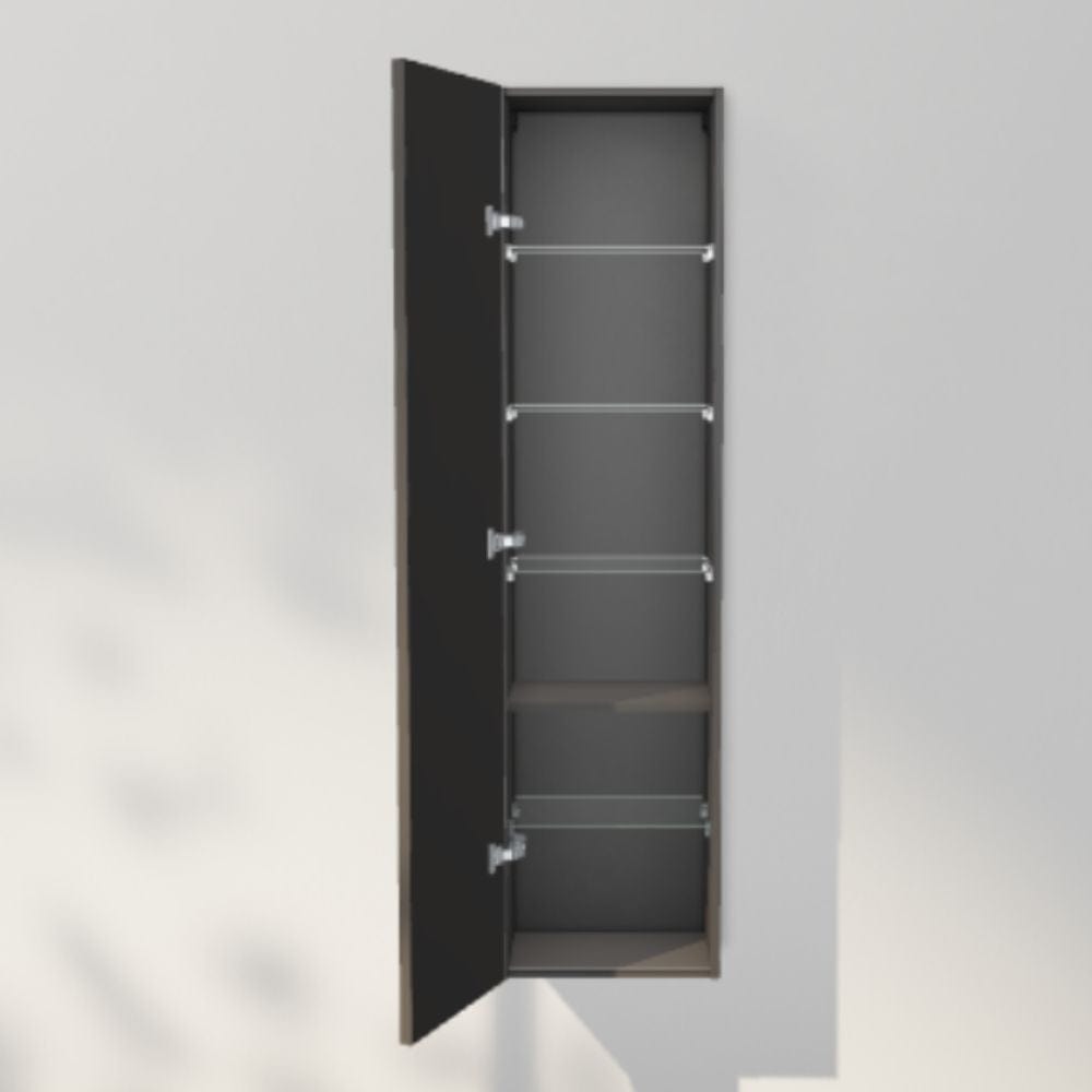 INR Sense 40/30 Høyskap Carbon grey / 30cm / Venstre INR Iconic Nordic Rooms Høyskap bad INR-386453V