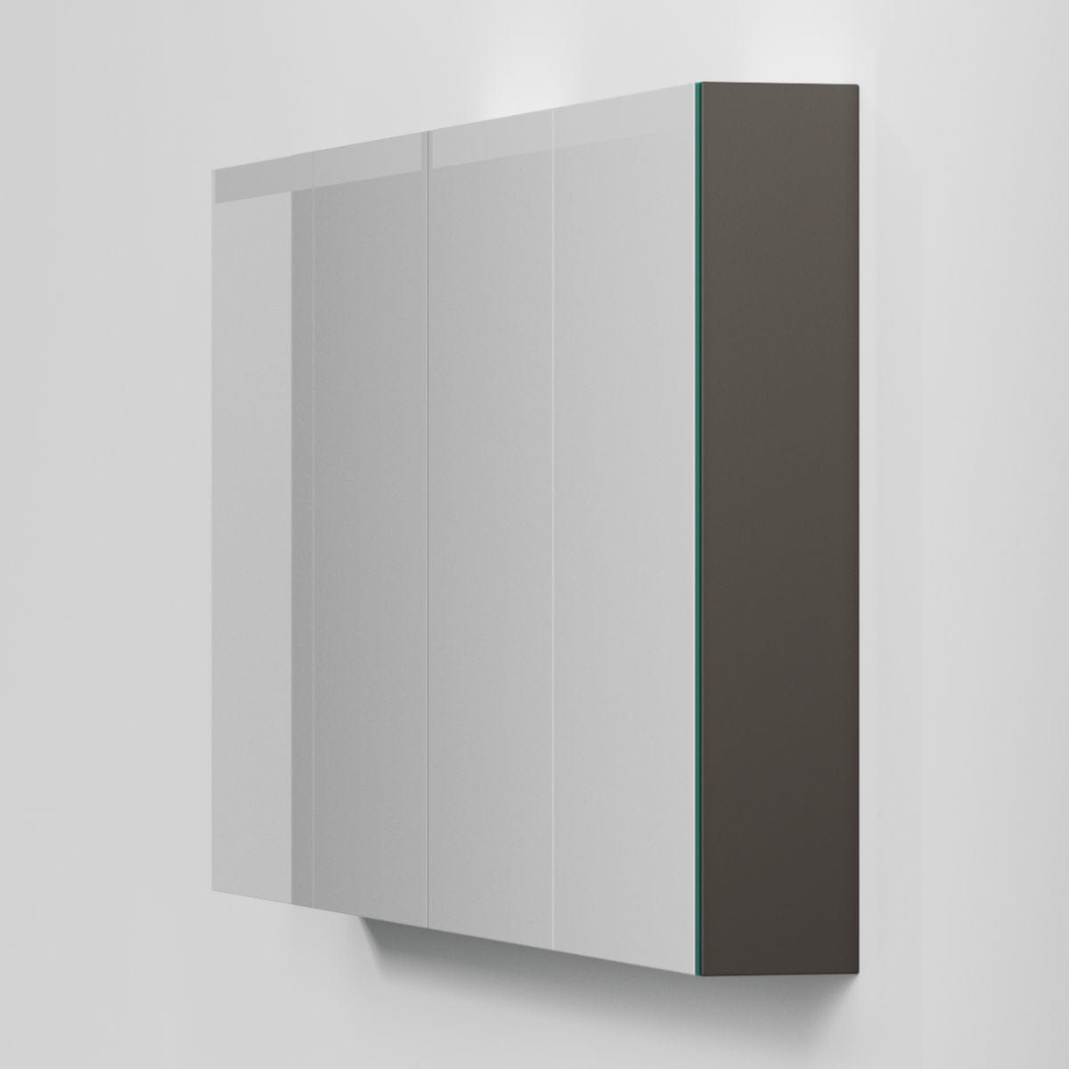 INR STAGE Plus Speilskap med Lysregulering B40-140xH72xD14cm Carbon grey / 160cm INR Iconic Nordic Rooms Speilskap INR-387255