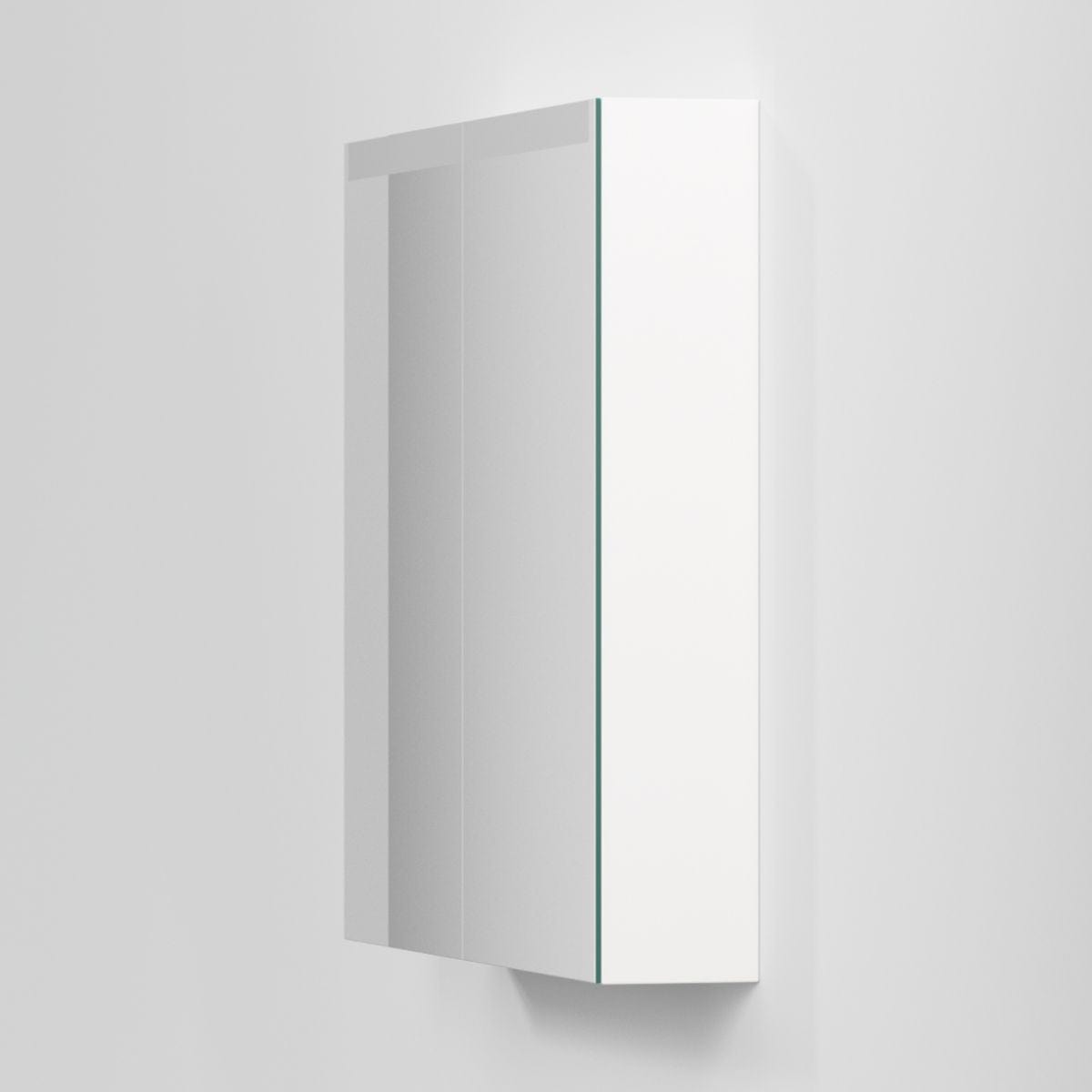 INR STAGE Plus Speilskap med Lysregulering B40-140xH72xD14cm Pure white / 80cm INR Iconic Nordic Rooms Speilskap INR-369416