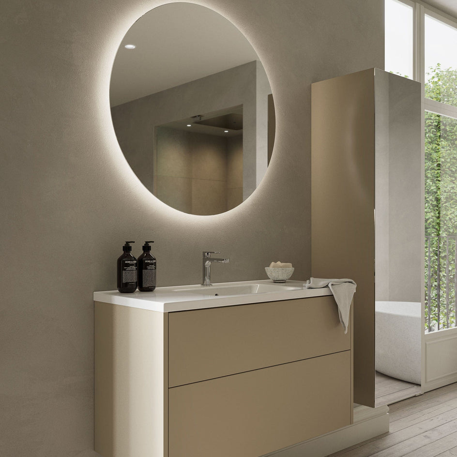 INR TWIN 40 Høyskap med 4 Hyller og 2 Skuffer B400xH1600xD390mm INR Iconic Nordic Rooms Høyskap bad