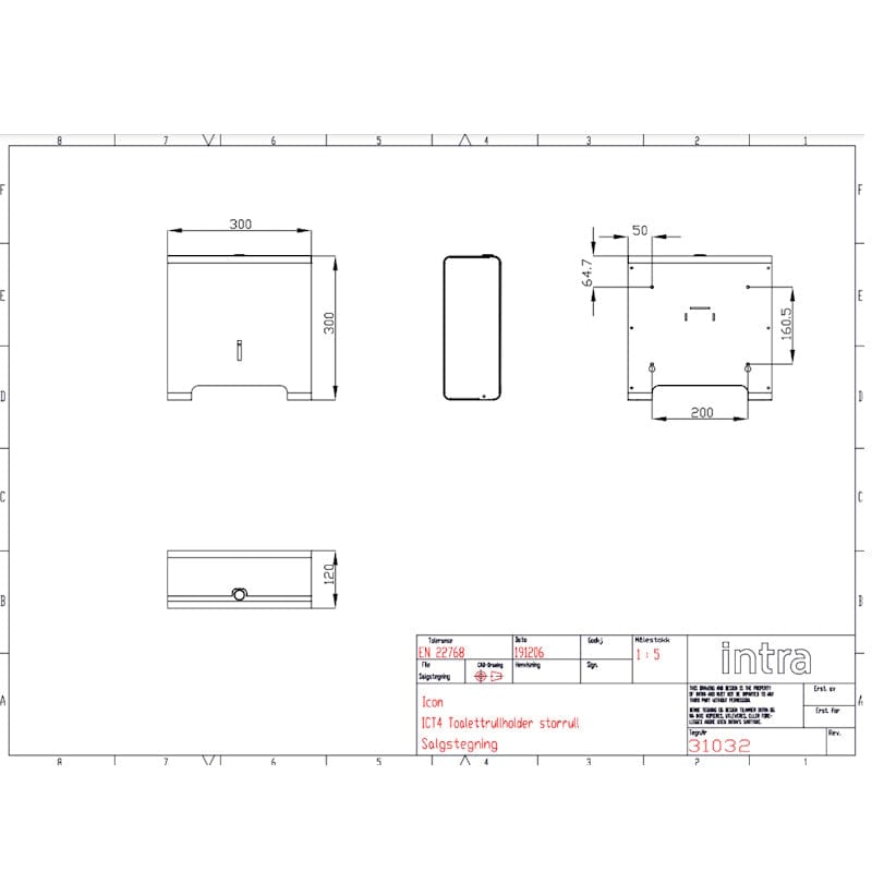 Intra Icon toalettrullholder Intra Toalettrullholder GRO-7513008