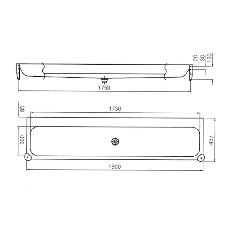 Intra vaskerenne P18 med bumpers. uten bakplate