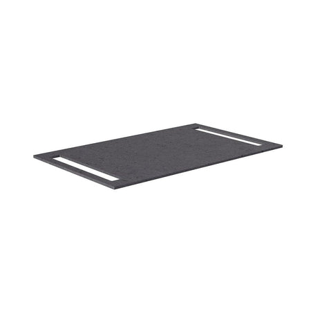Korsbakken Benkeplate HPL med 2 håndkleholder