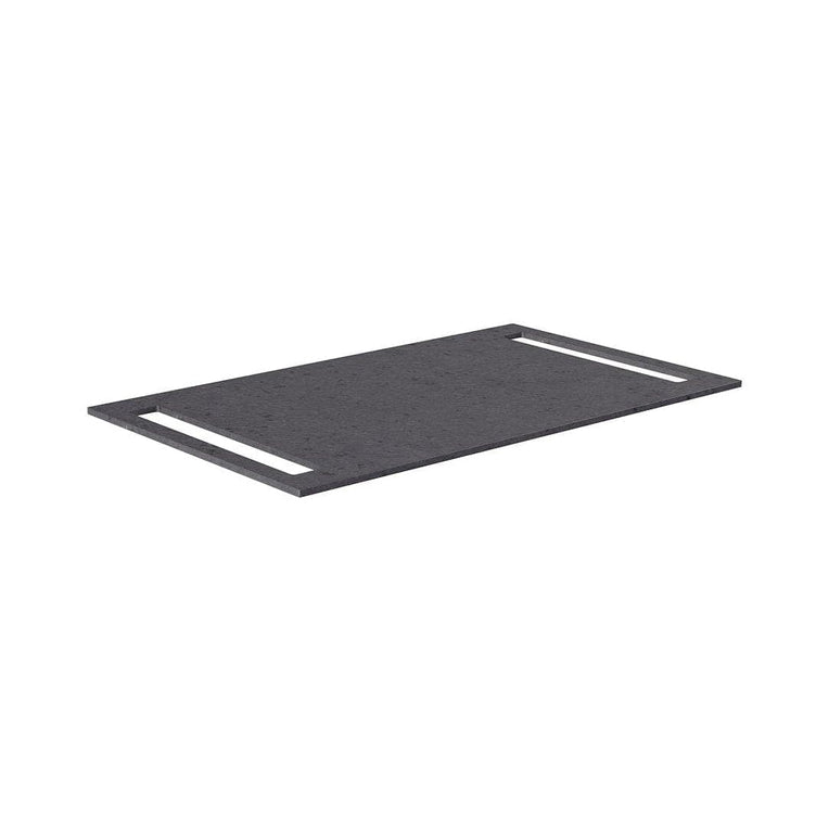 Korsbakken Benkeplate HPL med 2 håndkleholder