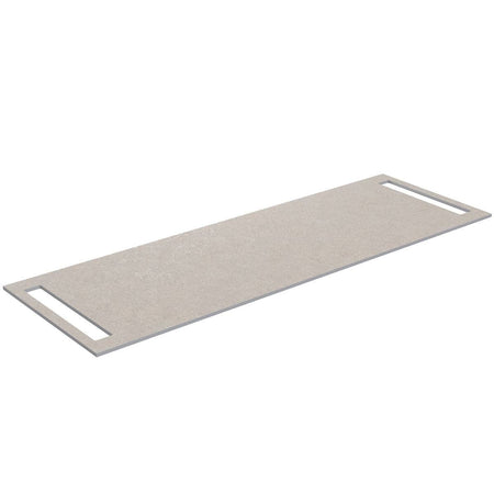 Korsbakken Benkeplate HPL med 2 håndkleholder