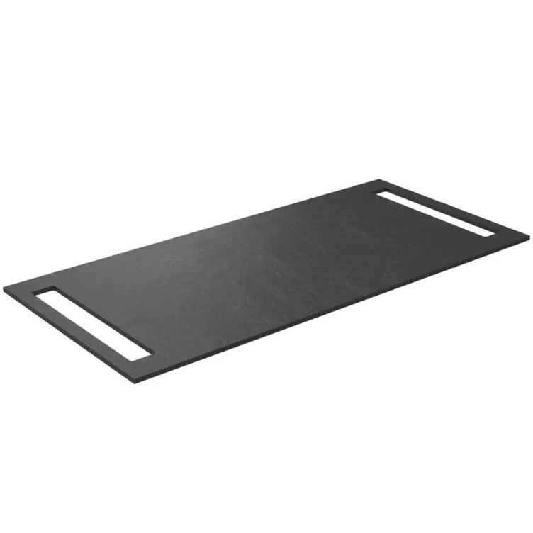 Korsbakken Benkeplate HPL med 2 håndkleholder