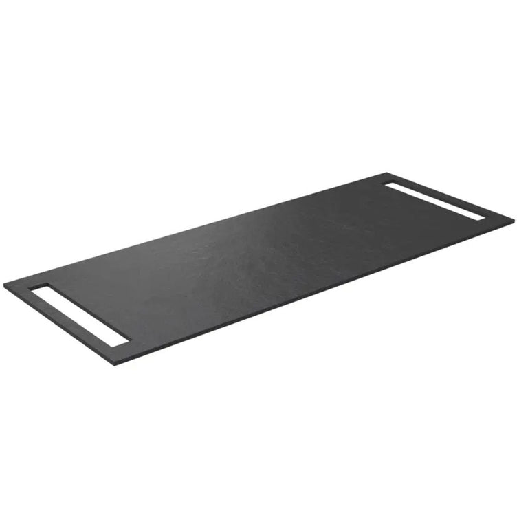 Korsbakken Benkeplate HPL med 2 håndkleholder