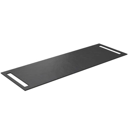 Korsbakken Benkeplate HPL med 2 håndkleholder