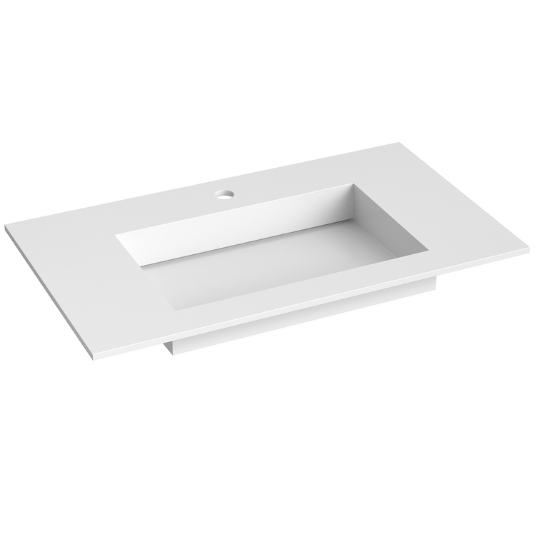 Korsbakken Corian Servant med Flat Bunn