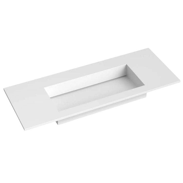 Korsbakken Corian Servant med Flat Bunn uten Kranhull