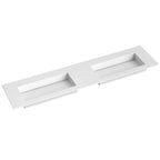 Korsbakken Corian Servant med Flat Bunn uten Kranhull