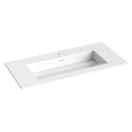 Korsbakken Corian Servant med Skrå Bunn