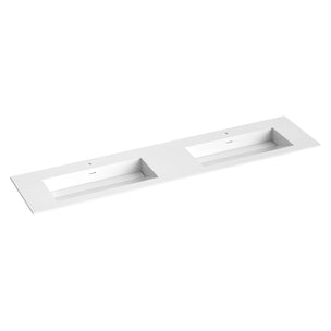 Korsbakken Corian Servant med Skrå Bunn
