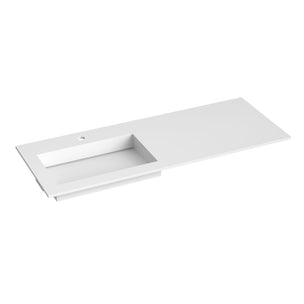 Korsbakken Corian Sidestilt Servant med Flat Bunn