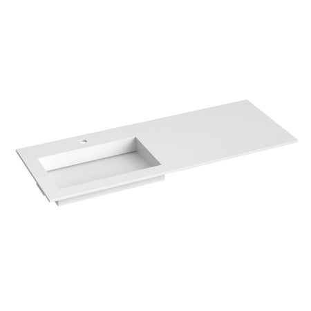 Korsbakken Corian Sidestilt Servant med Flat Bunn