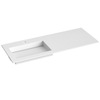 Korsbakken Corian Sidestilt Servant med Flat Bunn