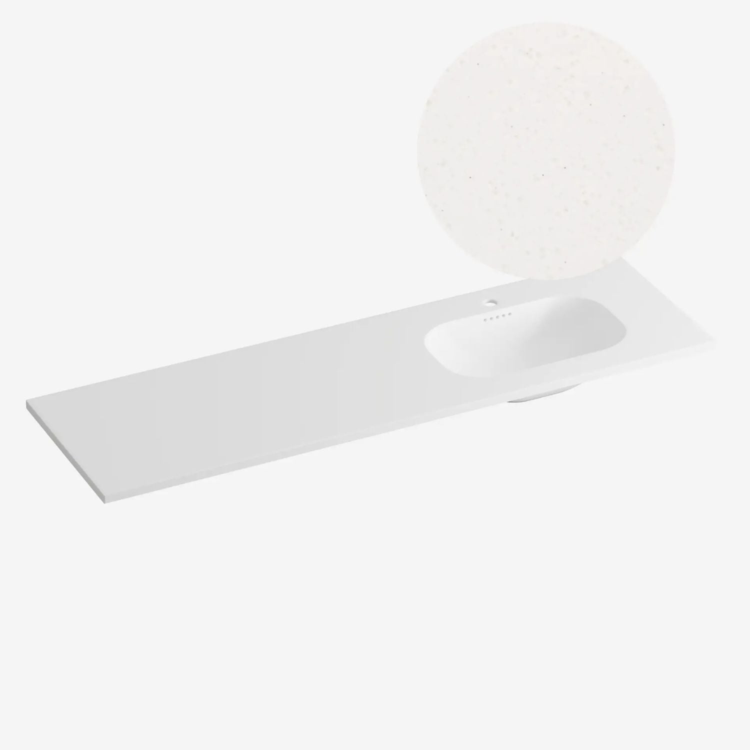Korsbakken Nice Heldekkende Servant Terrazzo beige / 160cm høyre Korsbakken Møbelservant KO-463211166