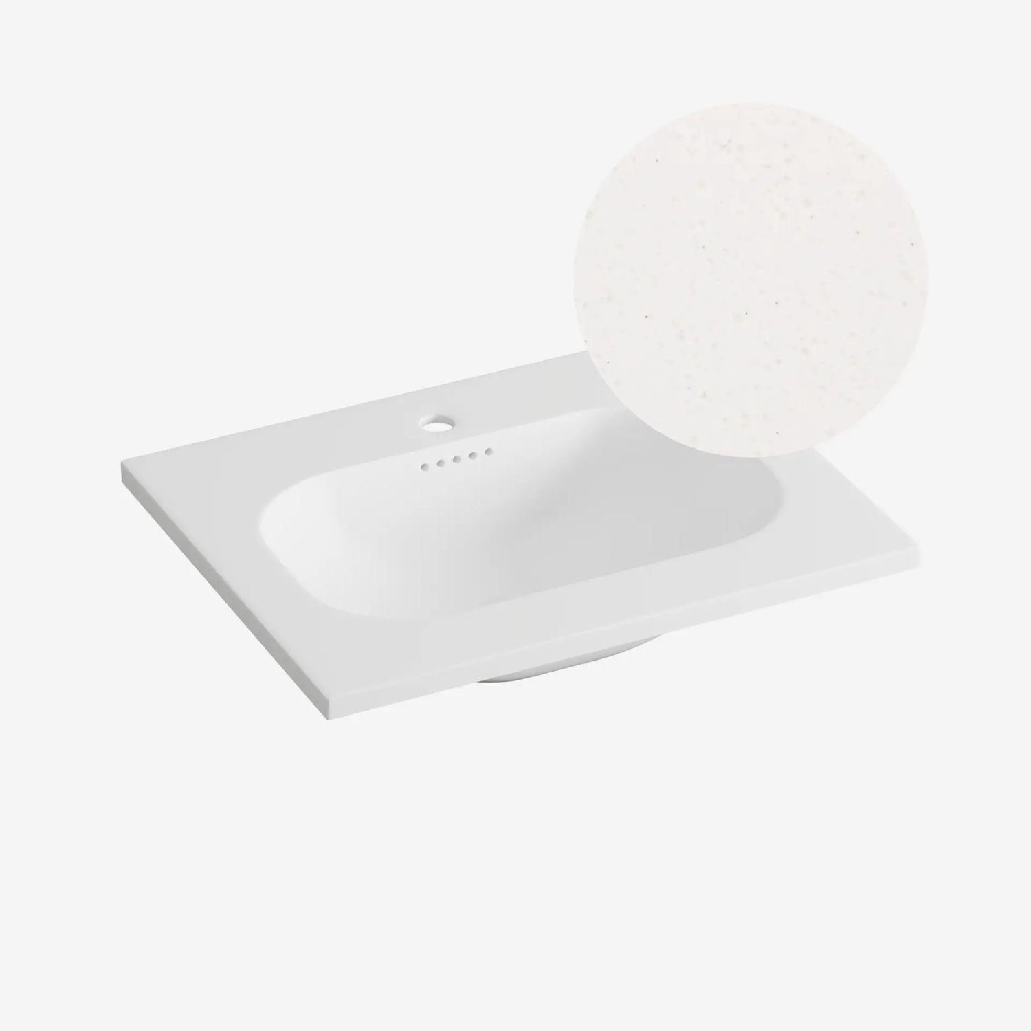 Korsbakken Nice Heldekkende Servant Terrazzo beige / 60cm Korsbakken Møbelservant KO-463211060