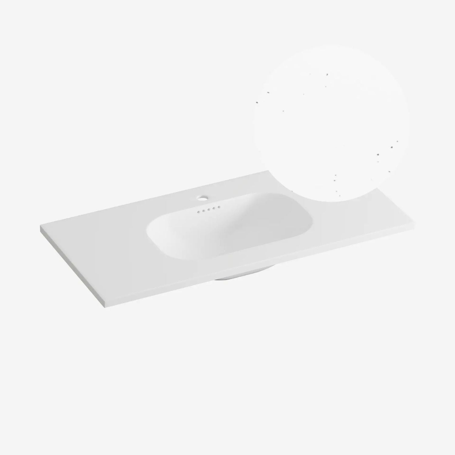 Korsbakken Nice Heldekkende Servant Terrazzo pepper / 100cm Korsbakken Møbelservant KO-463207100