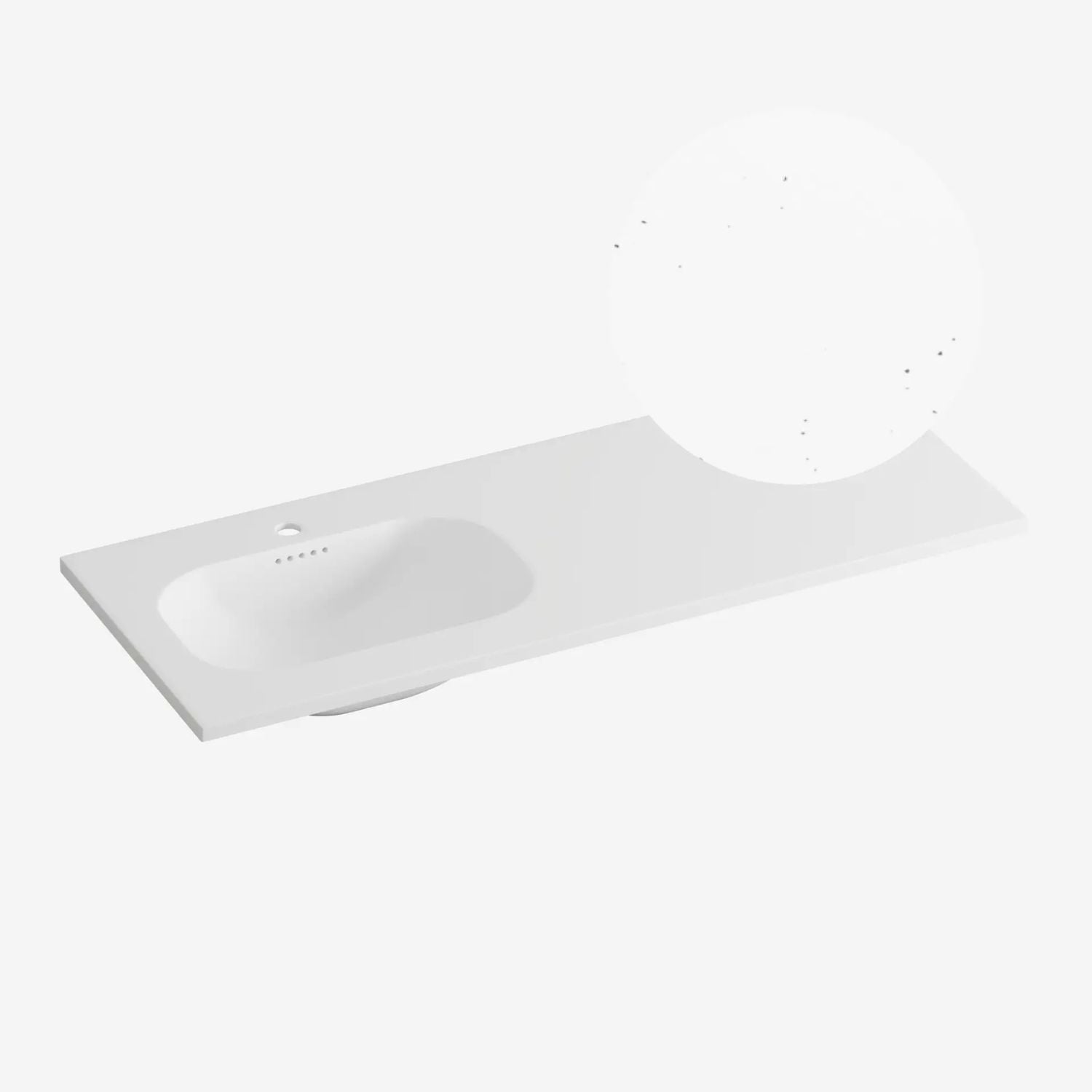 Korsbakken Nice Heldekkende Servant Terrazzo pepper / 120cm venstre Korsbakken Møbelservant KO-463207125