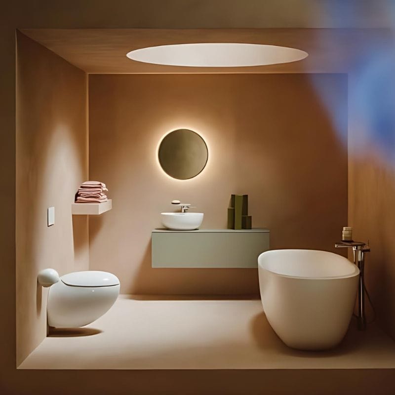 Laufen Alessi One Veggskål Rimless Hvit Laufen Vegghengt toalett GRO-6157283