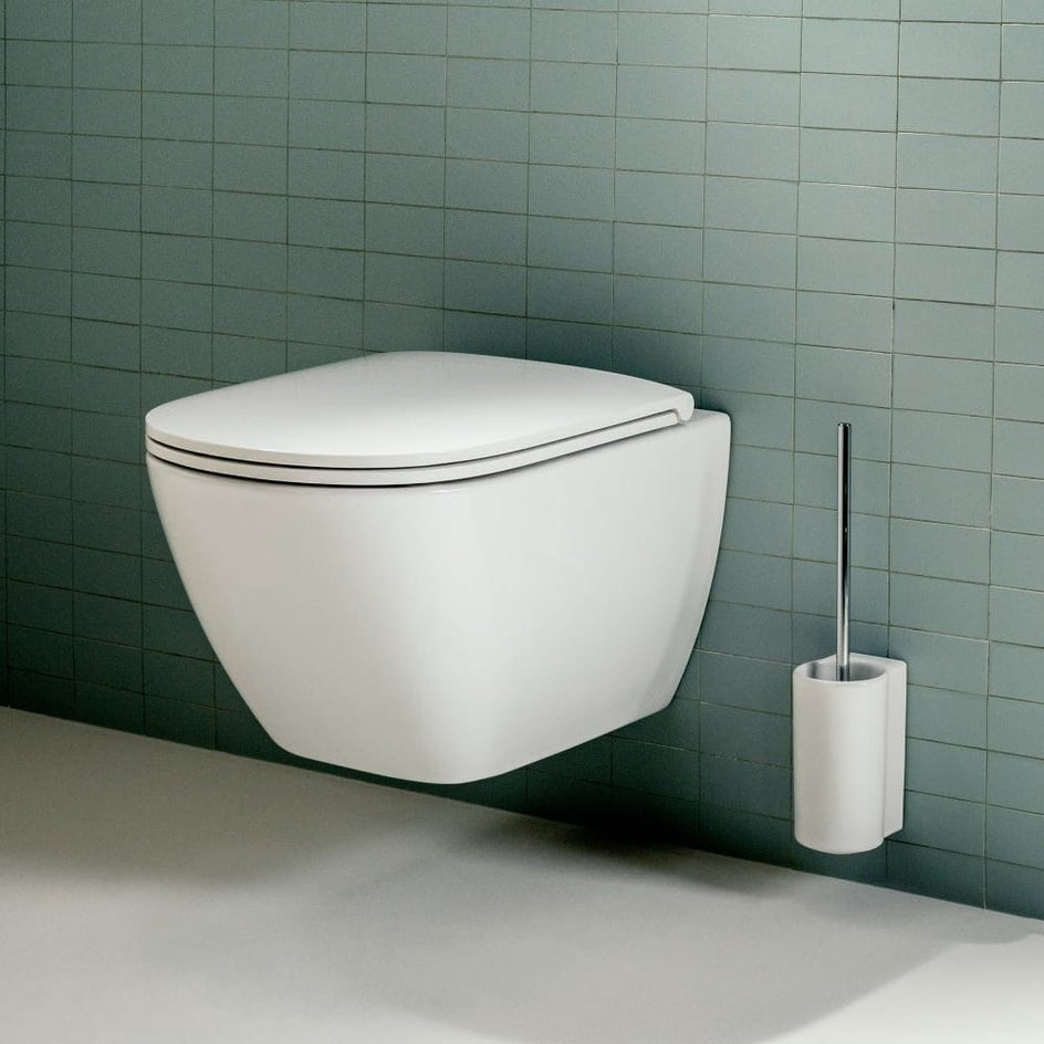 Laufen Lua Kompakt Rimless Veggskål Uten toalettsete Hvit Laufen Veggskål GRO-6135582