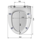 Laufen Rigo SC/QR Toalettsete