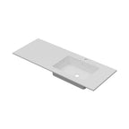 Linn Bad Corian topplate med Eir servant B(60-160)xH1,2xD46cm