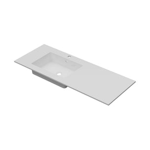 Linn Bad Corian topplate med Eir servant B(60-160)xH1,2xD46cm