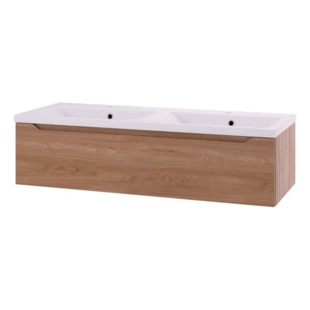 Linn Bad Emma D45 Servantskap 1 skuff Eik / 120cm venstre Linn Bad Servantskap LB-130512V1S