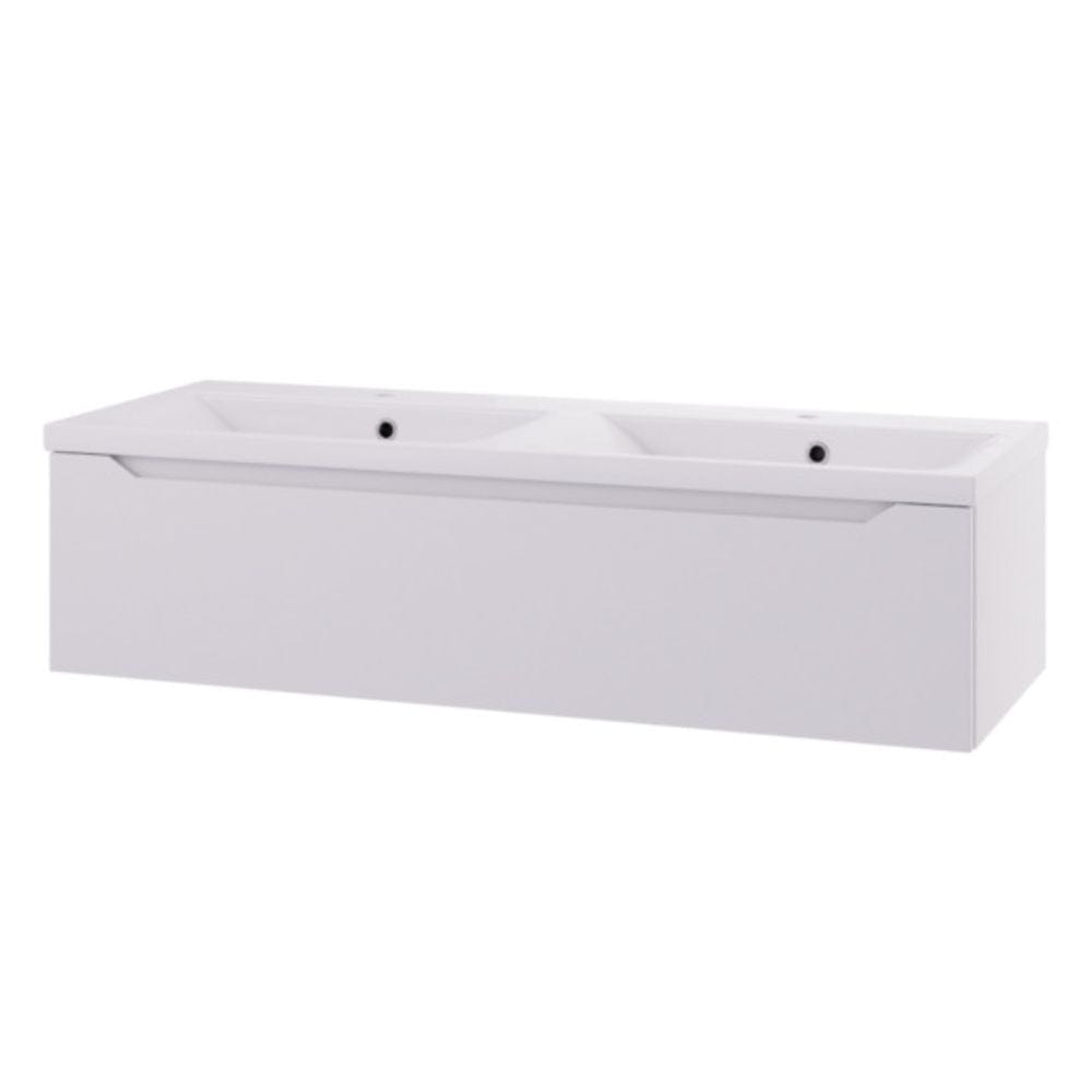 Linn Bad Emma D45 Servantskap 1 skuff Hvit / 120cm venstre Linn Bad Servantskap LB-130112V1S