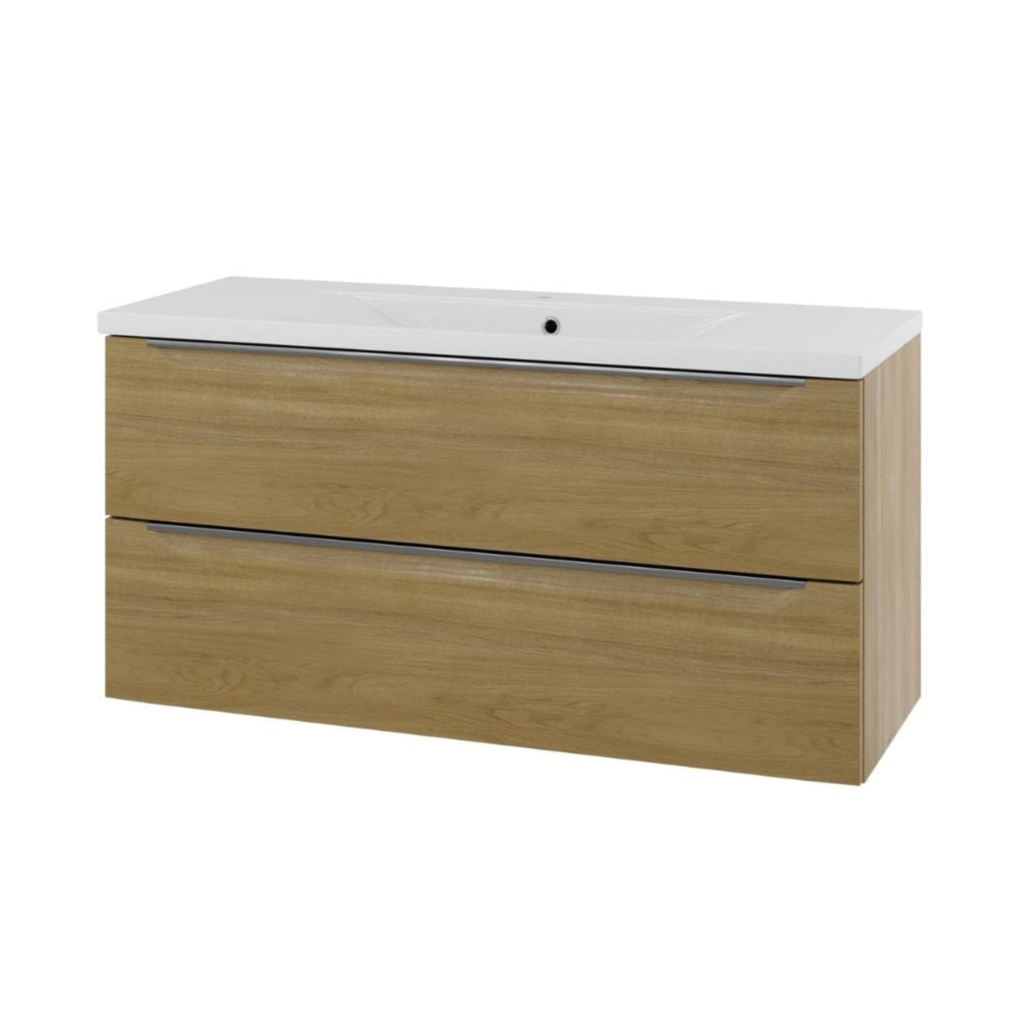 Linn Bad Mari D45cm Servantskap Eikefolie / 120cm Linn Bad Servantskap LB-120512