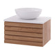 Linn Bad Selma Eikestav Heltre D45cm Servantskap Eik / 60cm / Senter Linn Bad Servantskap LB-160506ST