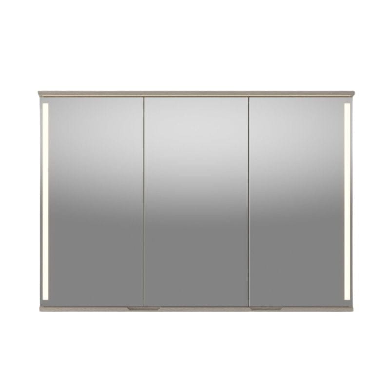 Linn Bad Sogn Speilskap med integrert belysning og stikk Lys eik / 120cm Linn Bad Speilskap LB-20312B