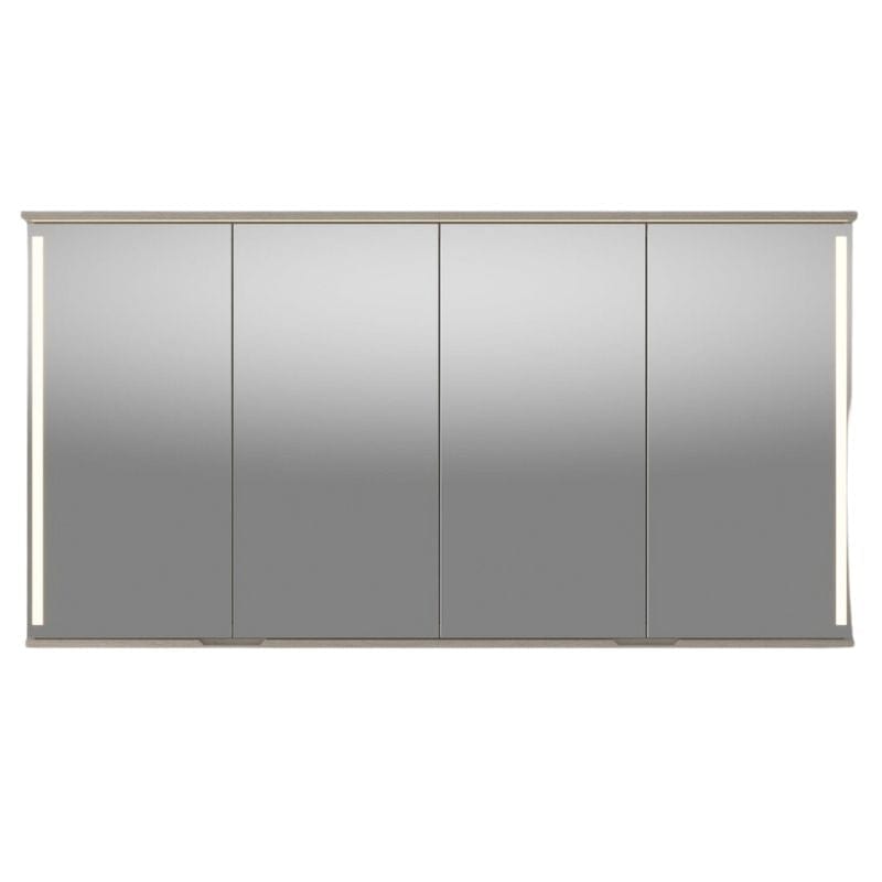 Linn Bad Sogn Speilskap med integrert belysning og stikk Lys eik / 160cm Linn Bad Speilskap LB-20316B
