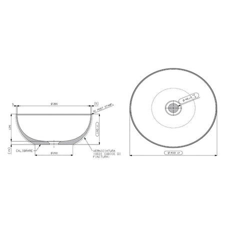 Linn Bad Toke Bolleservant Ø40cm