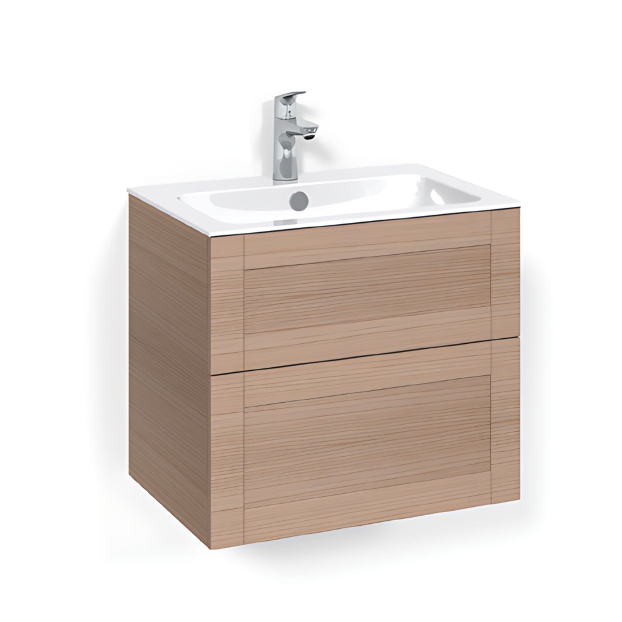 Macro Design CROWN Frame Servantskap 2 skuff - med LIGHT servant Eik / 60cm / Light 8 Macro Design Servantskap BUN-FSK60EFL8